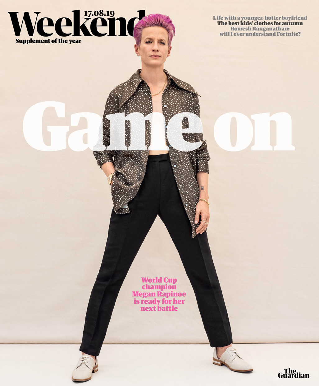 Megan Rapinoe. The Guardian.
